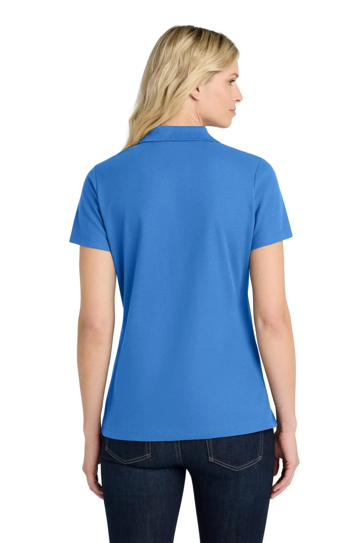 Port Authority Lk810 Women’s Superpro React Polo - Strong Blue