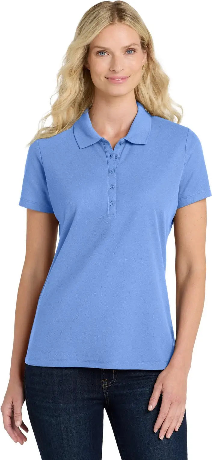 Port Authority Lk810 Women’s Superpro React Polo - Ultramarine Blue - Ladies Xs