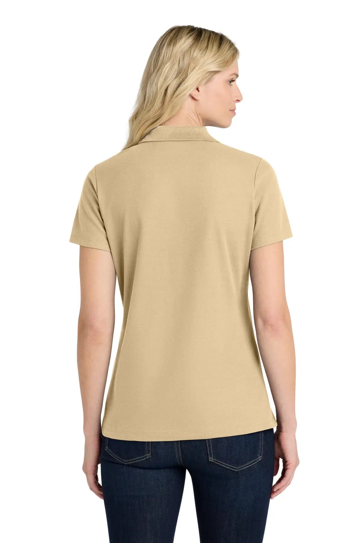 Port Authority Lk810 Women’s Superpro React Polo - Wheat