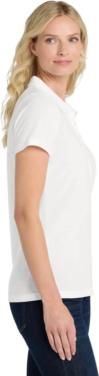 Port Authority Lk810 Women’s Superpro React Polo - White