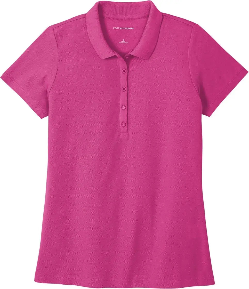Port Authority Lk810 Women’s Superpro React Polo - Wild Berry