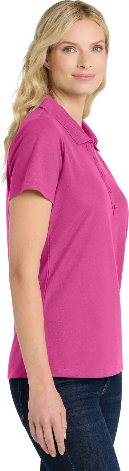 Port Authority Lk810 Women’s Superpro React Polo - Wild Berry