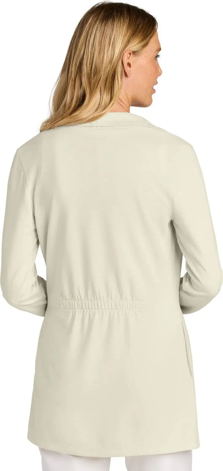 Port Authority Lk820 Women’s Breakwater Open Cardigan - Parchment