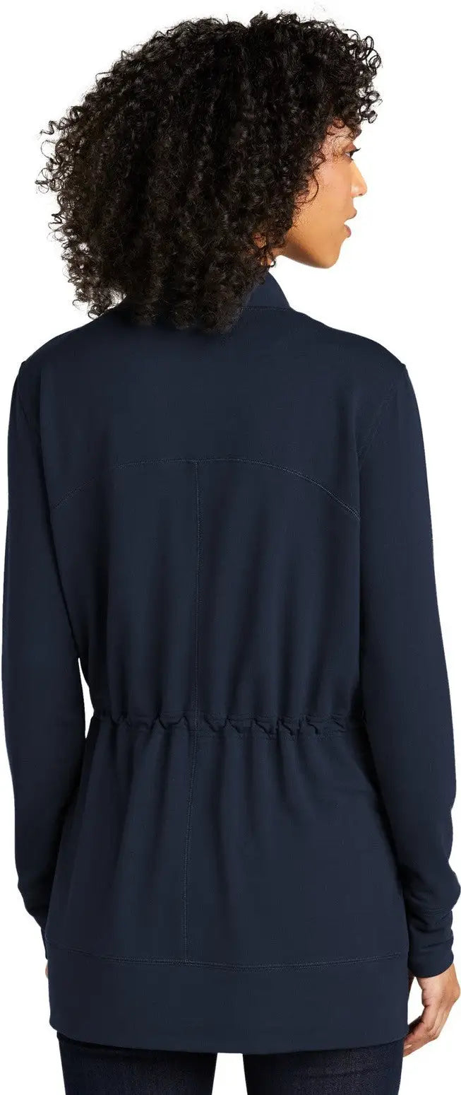 Port Authority Lk825 Women’s Microterry Cardigan - River Blue Navy