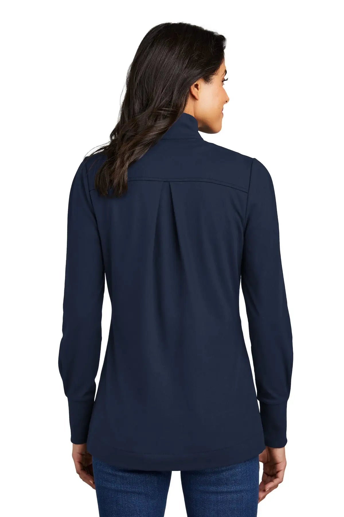 Port Authority Lk829 Women’s Fairway Stretch 1/4-zip - River Blue Navy