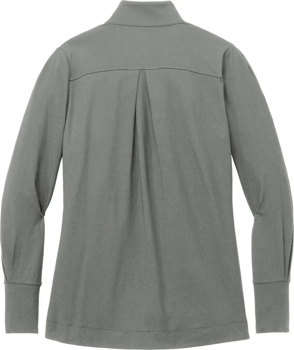 Port Authority Lk829 Women’s Fairway Stretch 1/4-zip - Shadow Gray