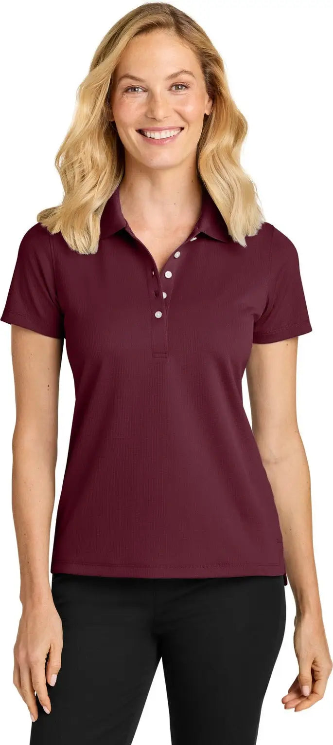 Port Authority Lk845 Women’s Dry Zone Stain-release Grid Polo - Club Burgundy