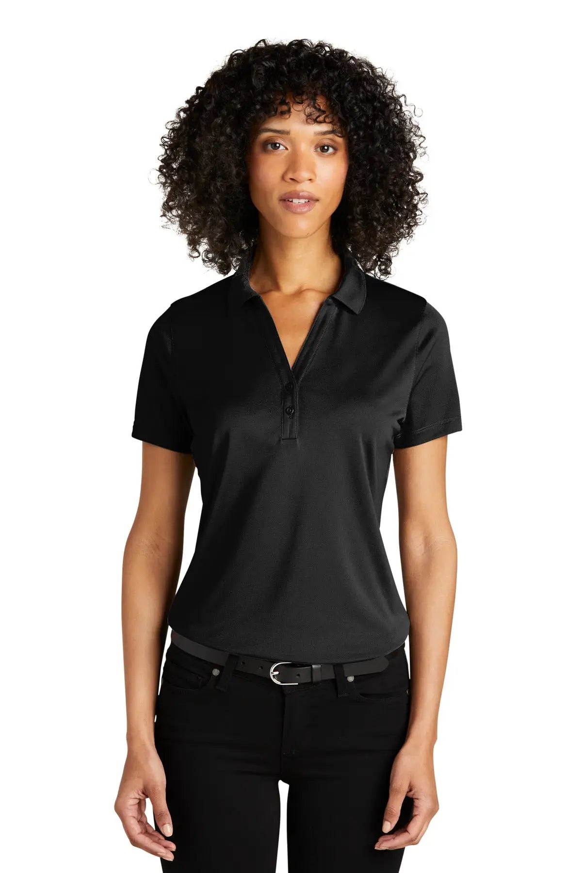 Port Authority Lk863 Women’s C-free Performance Polo - Deep Black - Ladies Xs