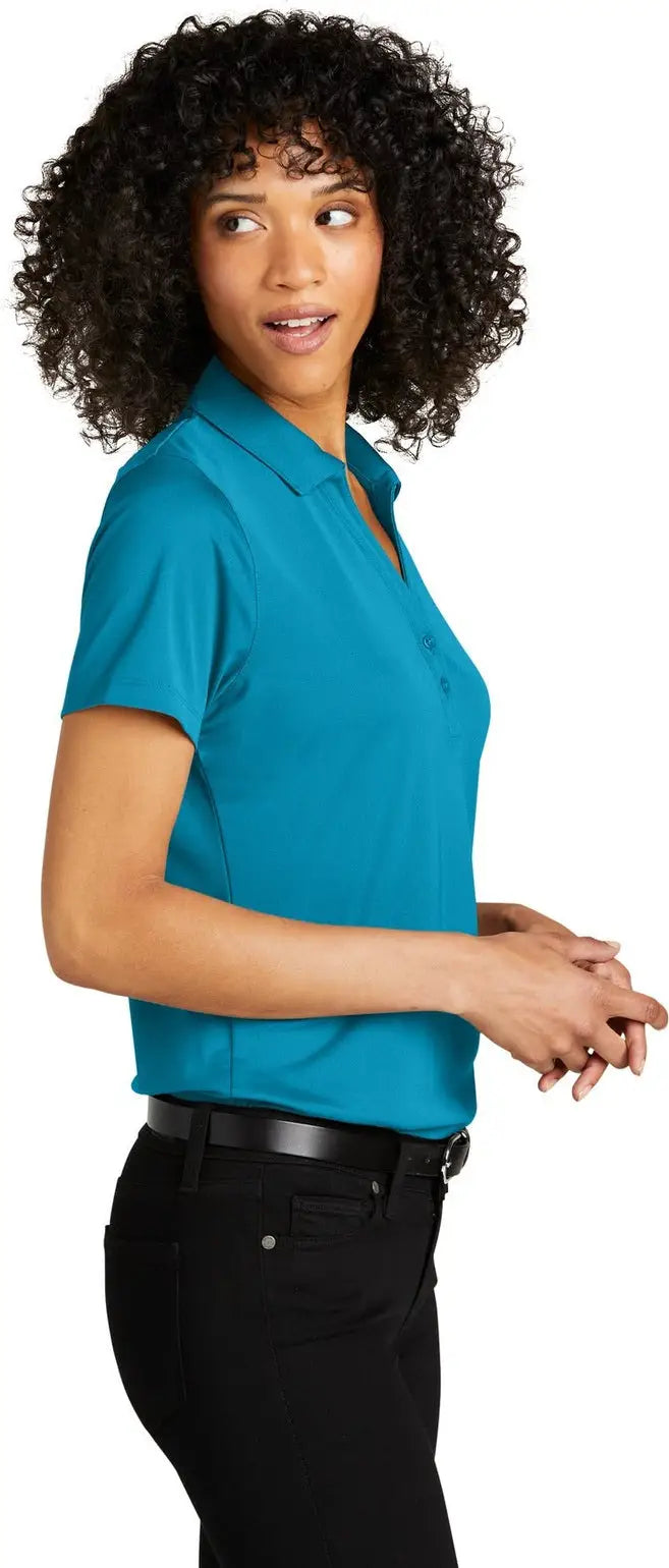 Port Authority Lk863 Women’s C-free Performance Polo - Parcel Blue
