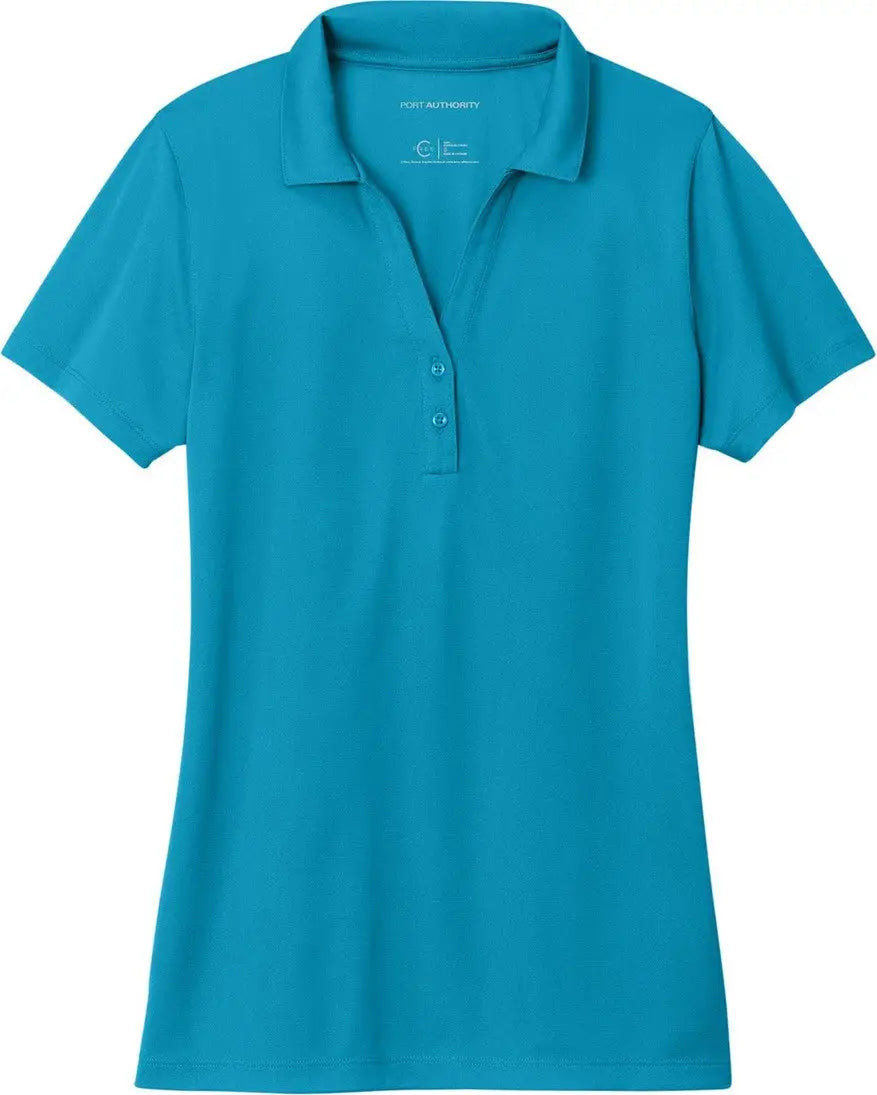 Port Authority Lk863 Women’s C-free Performance Polo - Parcel Blue