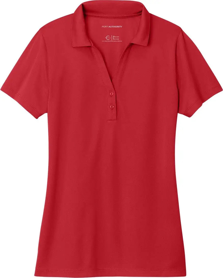 Port Authority Lk863 Women’s C-free Performance Polo - Rich Red