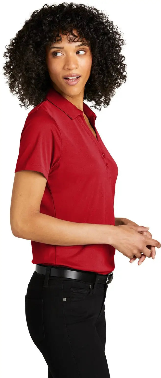 Port Authority Lk863 Women’s C-free Performance Polo - Rich Red