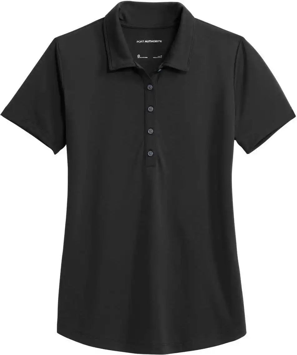 Port Authority Lk864 Ladies C-free Snag-proof Polo - Deep Black - l