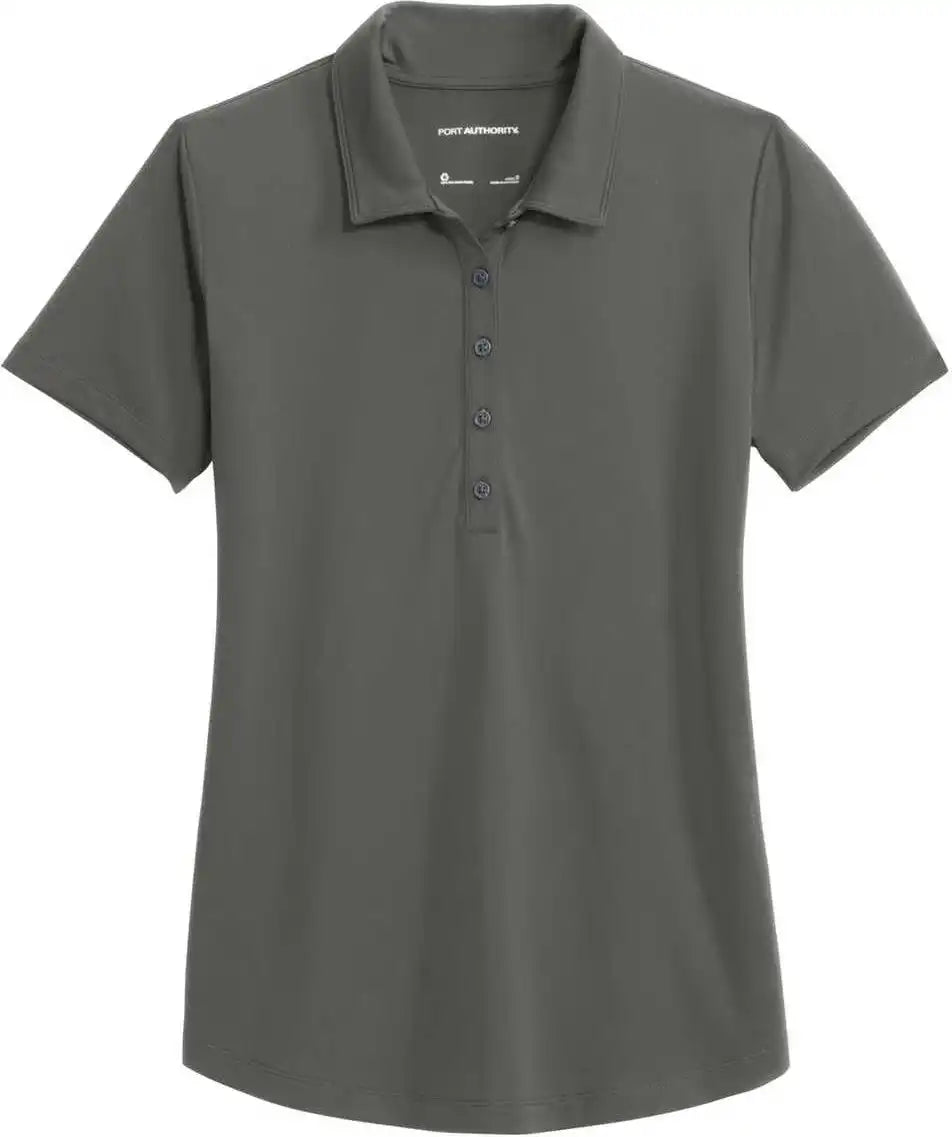 Port Authority Lk864 Ladies c Free Snag Proof Polo Grey Steel Dark Gray / l