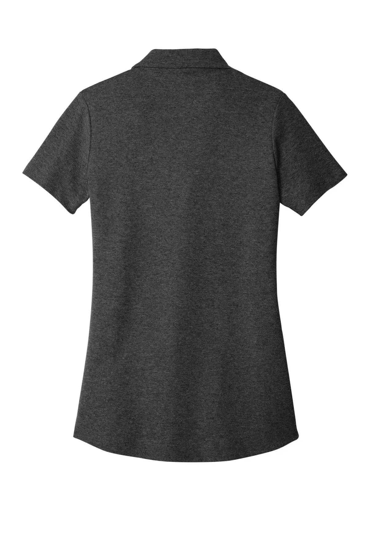Port Authority Lk867 Women’s C-free Cotton Blend Pique Polo - Charcoal Heather - Ladies Xs
