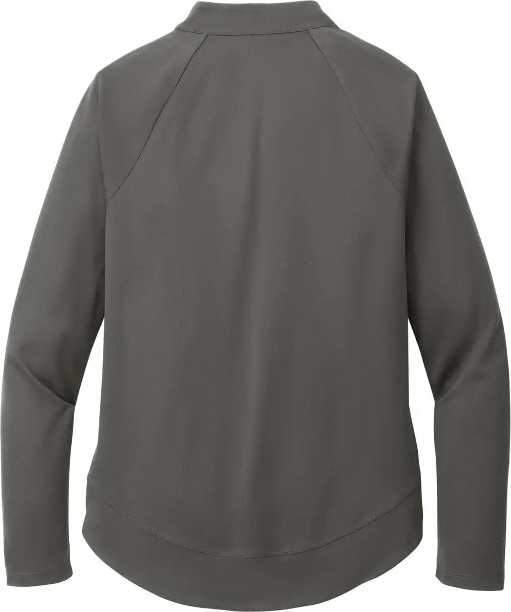 Port Authority Lk870 Women’s C-free Cypress 1/4-zip - Gray Steel