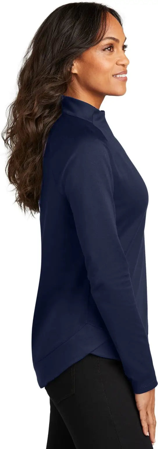 Port Authority Lk870 Women’s C-free Cypress 1/4-zip - True Navy