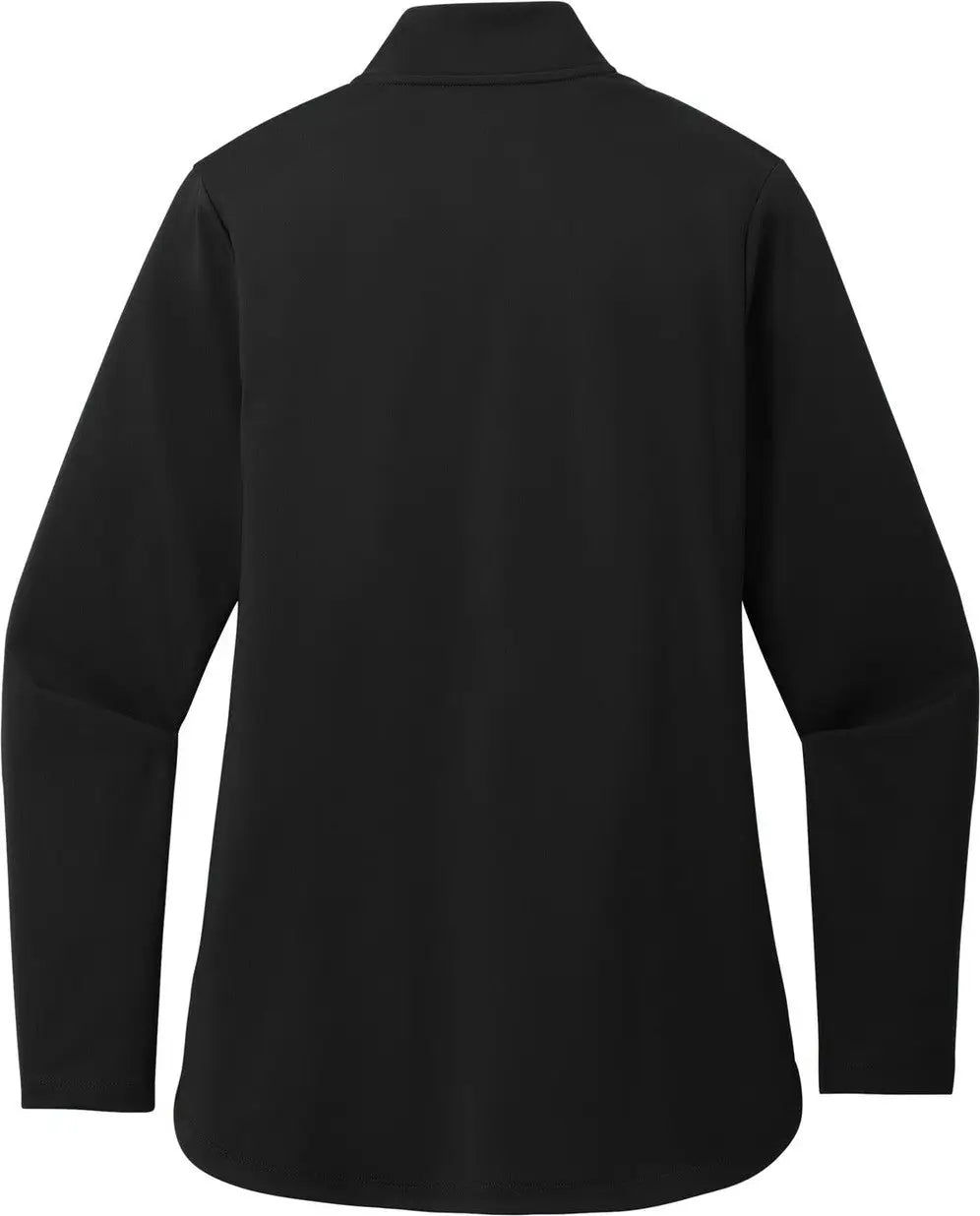 Port Authority Lk880 Women’s C-free Double Knit 1/4-zip - Deep Black