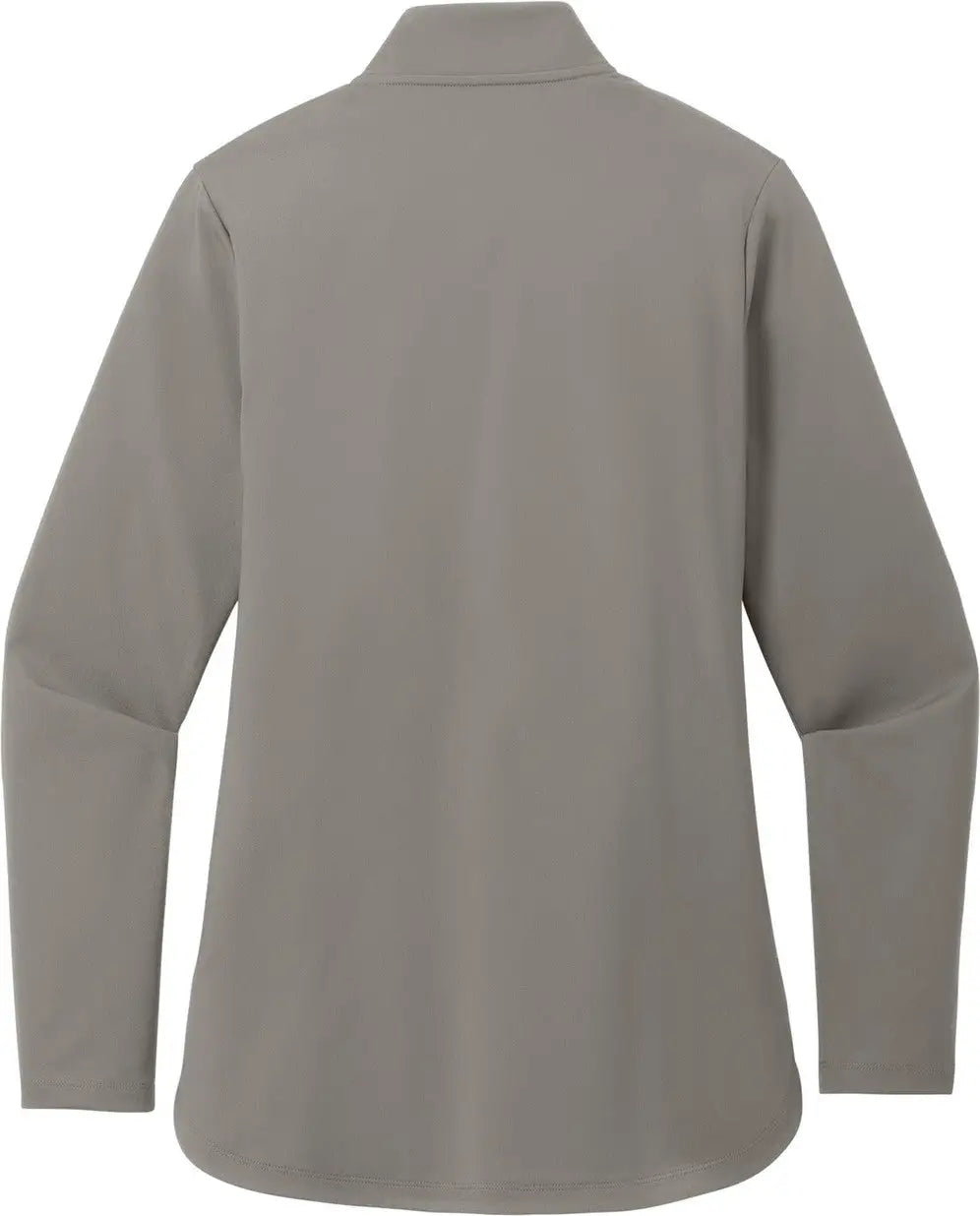 Port Authority Lk880 Women’s C-free Double Knit 1/4-zip - Smoke Gray