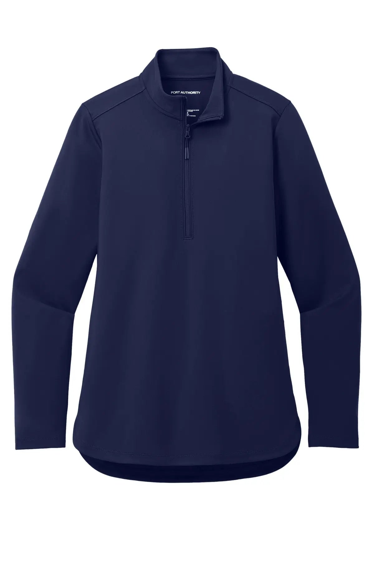 Port Authority Lk880 Women’s C-free Double Knit 1/4-zip - True Navy