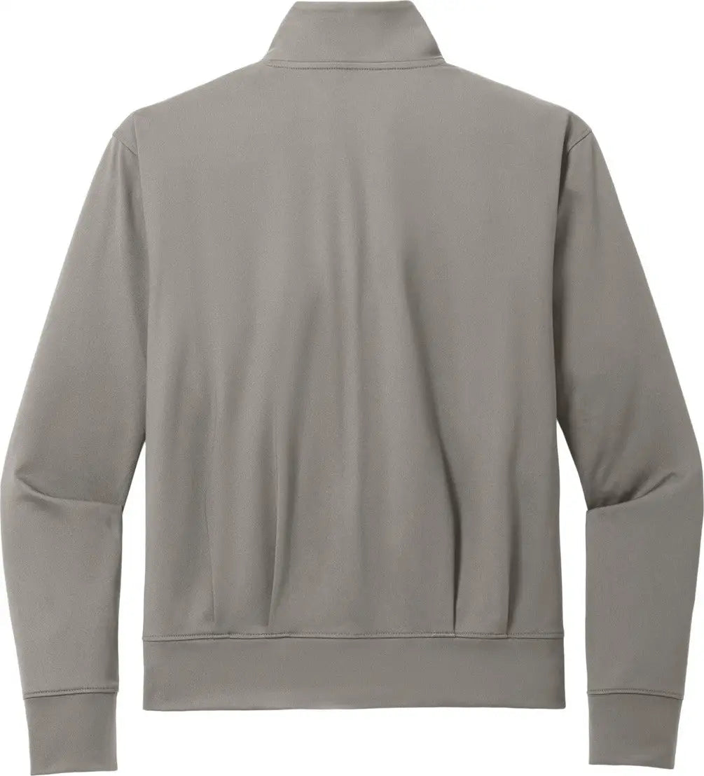 Port Authority Lk881 Women’s C-free Double Knit Full-zip - Smoke Gray