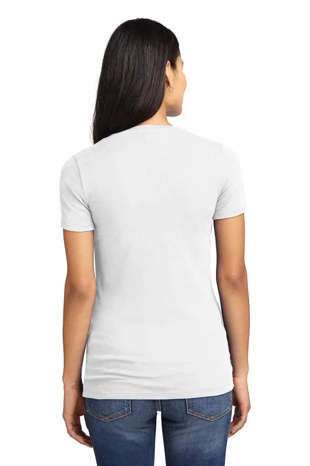 Port Authority Lm1005 Ladies Concept Stretch V-neck Tee - White