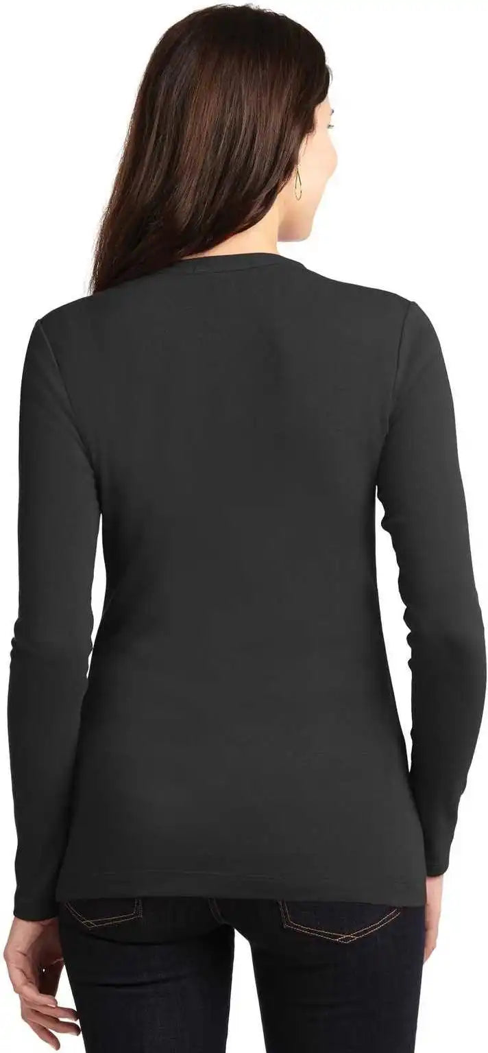 Port Authority Lm1008 Ladies Concept Stretch Button-front Cardigan - Black
