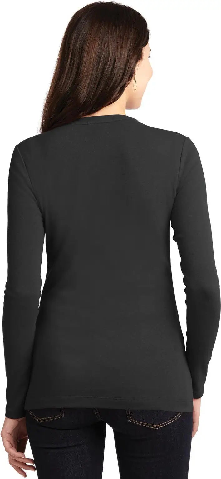 Port Authority Lm1008 Women’s Concept Stretch Button-front Cardigan - Black