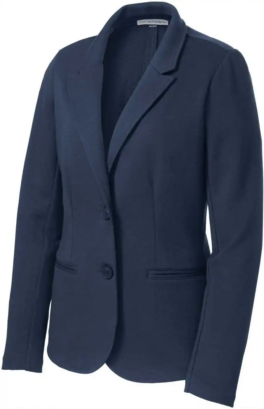 Port Authority Lm2000 Ladies Knit Blazer Deep Navy