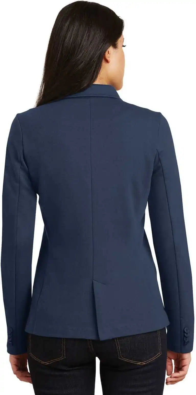 Port Authority Lm2000 Ladies Knit Blazer - Deep Navy