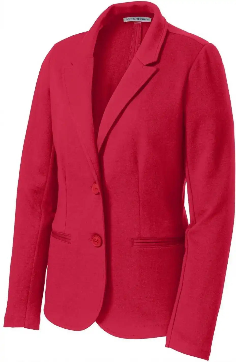 Port Authority Lm2000 Ladies Knit Blazer Rich Red