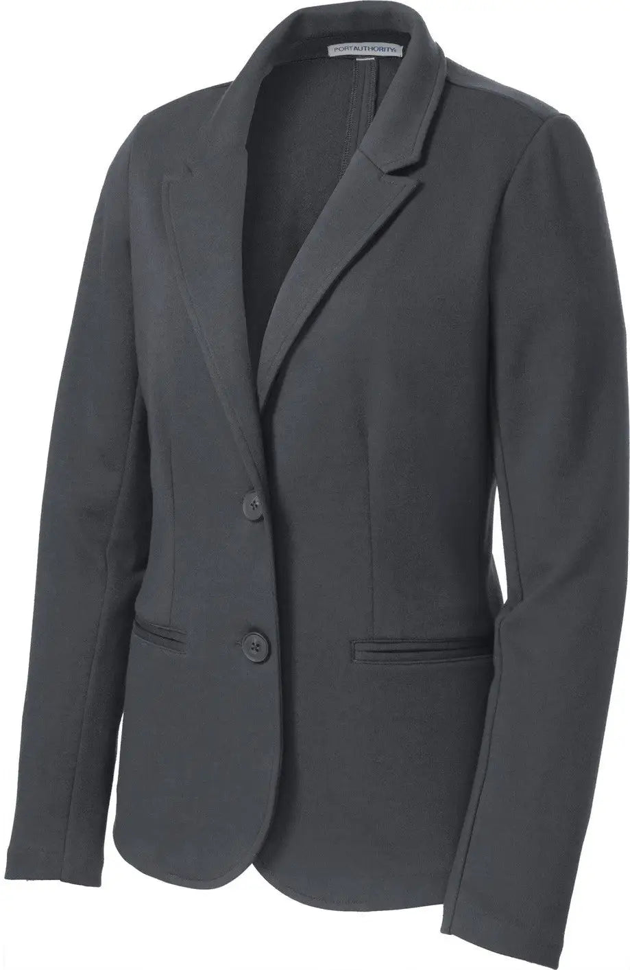 Port Authority Lm2000 Women’s Knit Blazer - Battleship Gray
