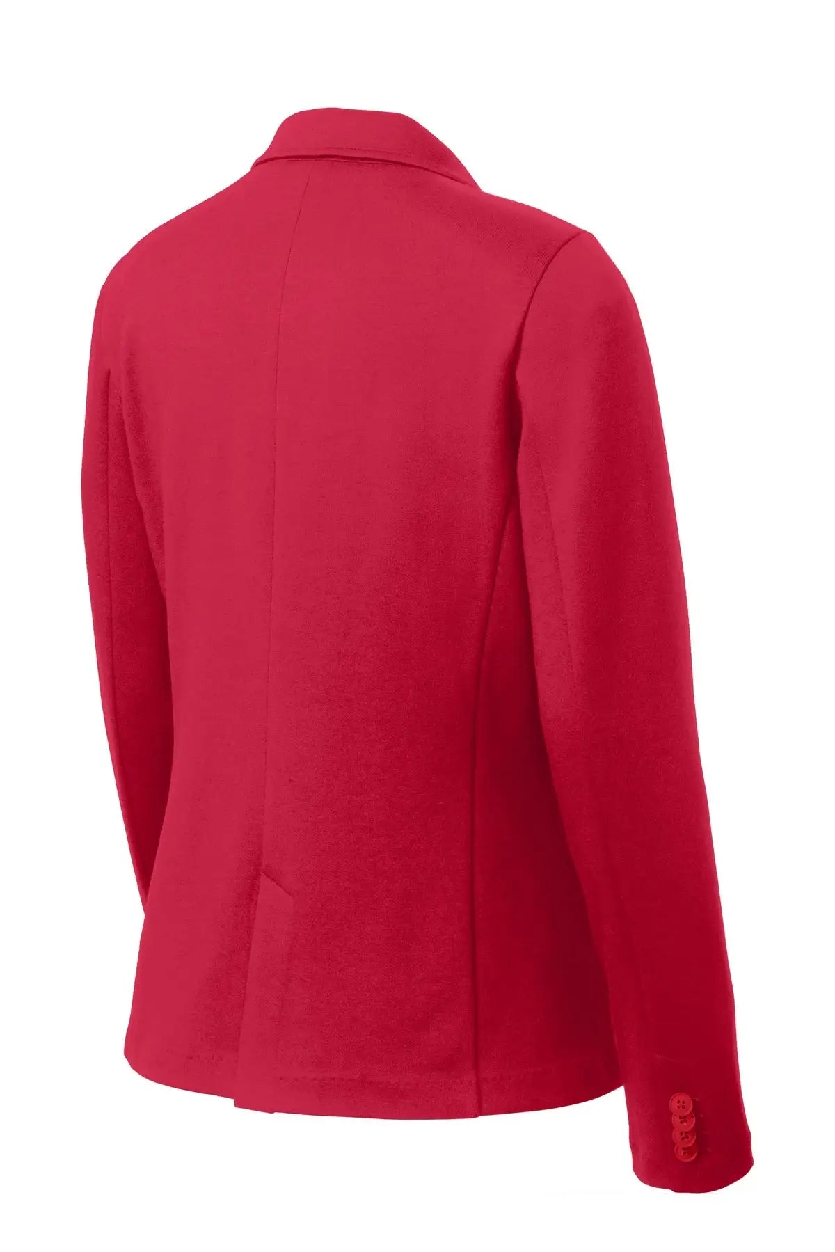 Port Authority Lm2000 Women’s Knit Blazer - Rich Red - Ladies Xs