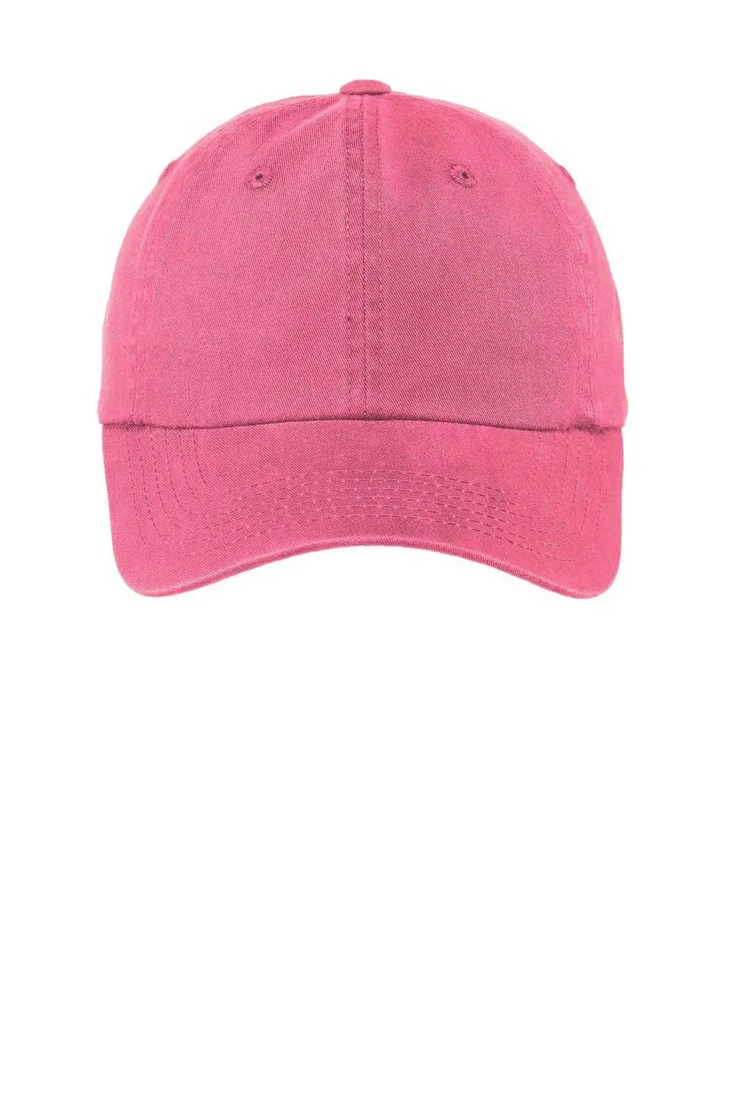 Port Authority Lpwu Women’s Garment-washed Cap - Bright Pink