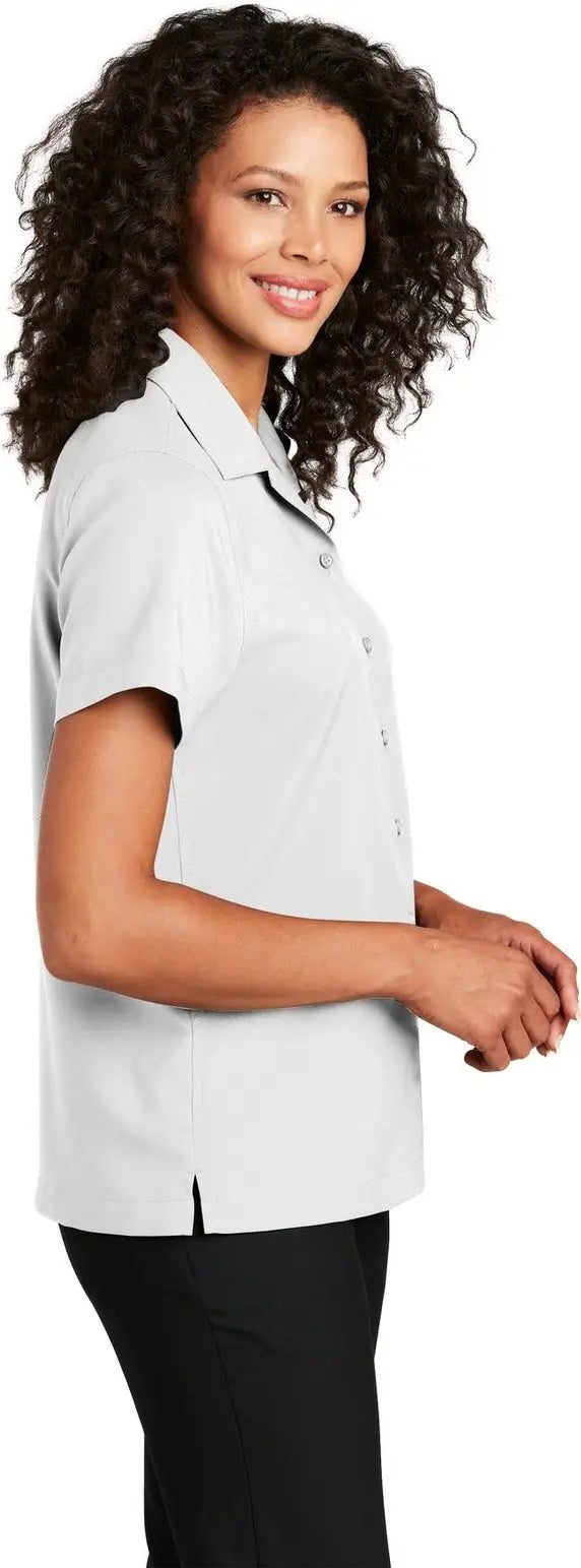 Port Authority Lw400 Women’s Short Sleeve Performance Staff Shirt - White