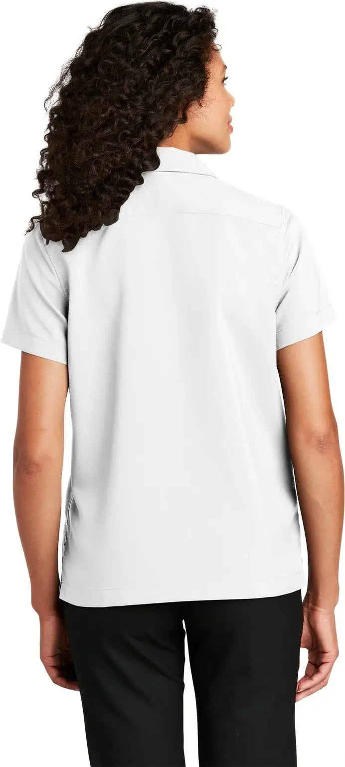 Port Authority Lw400 Women’s Short Sleeve Performance Staff Shirt - White
