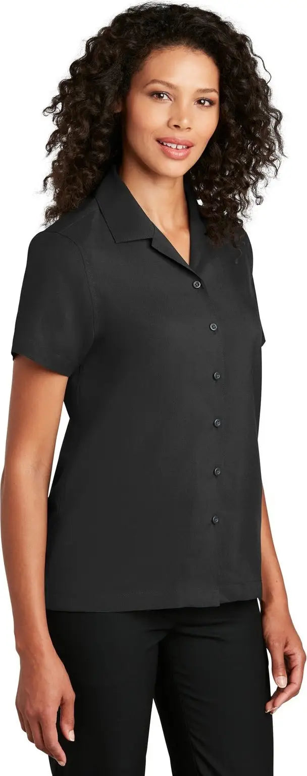 Port Authority Lw400 Women’s Short Sleeve Performance Staff Shirt - Black