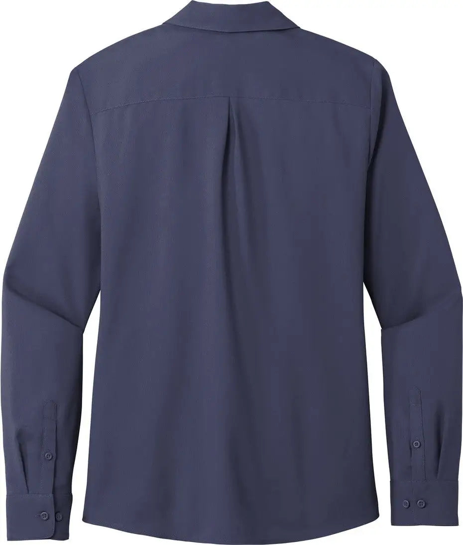 Port Authority Lw401 Women’s Long Sleeve Performance Staff Shirt - True Navy
