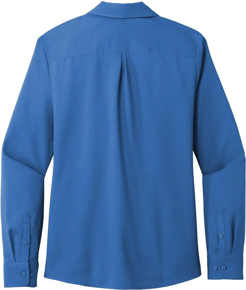 Port Authority Lw401 Women’s Long Sleeve Performance Staff Shirt - True Blue