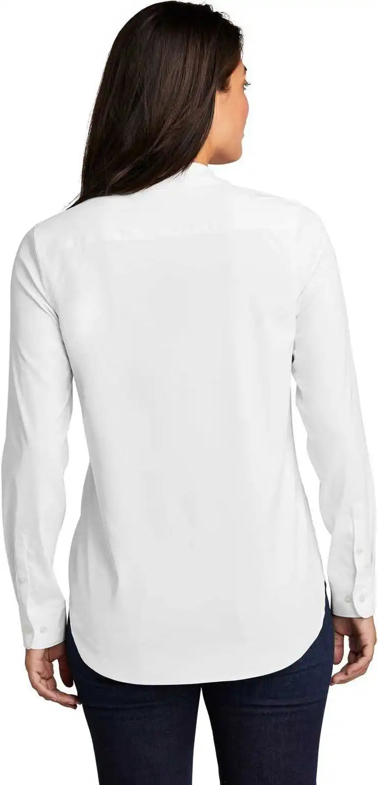 Port Authority Lw680 Ladies City Stretch Tunic - White
