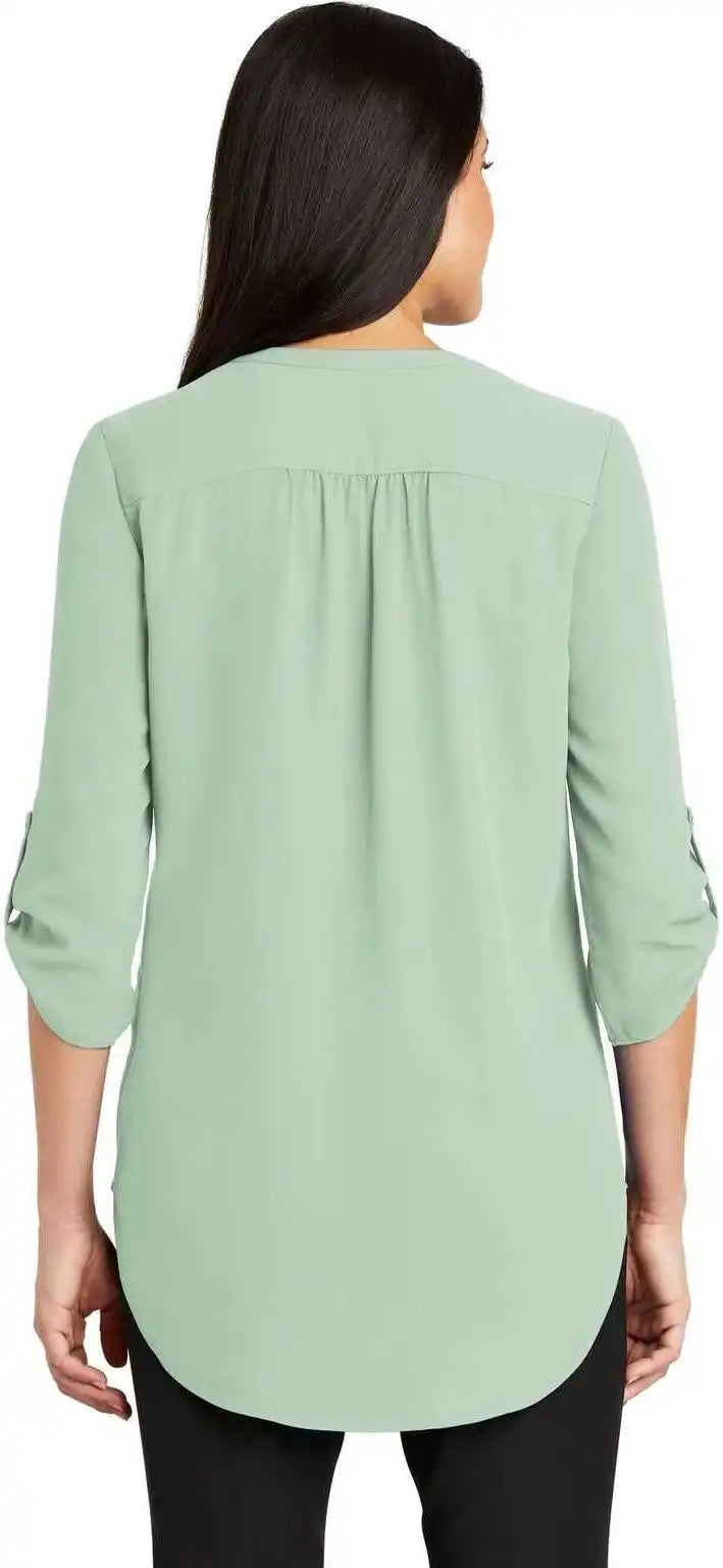Port Authority Lw701 Ladies 3/4-sleeve Tunic Blouse - Misty Sage