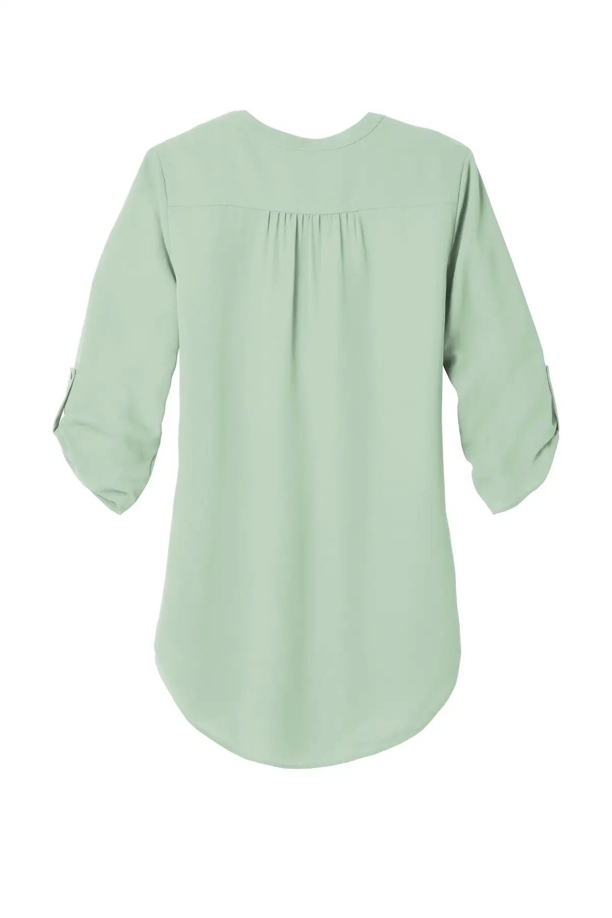 Port Authority Lw701 Women’s 3/4-sleeve Tunic Blouse - Misty Sage