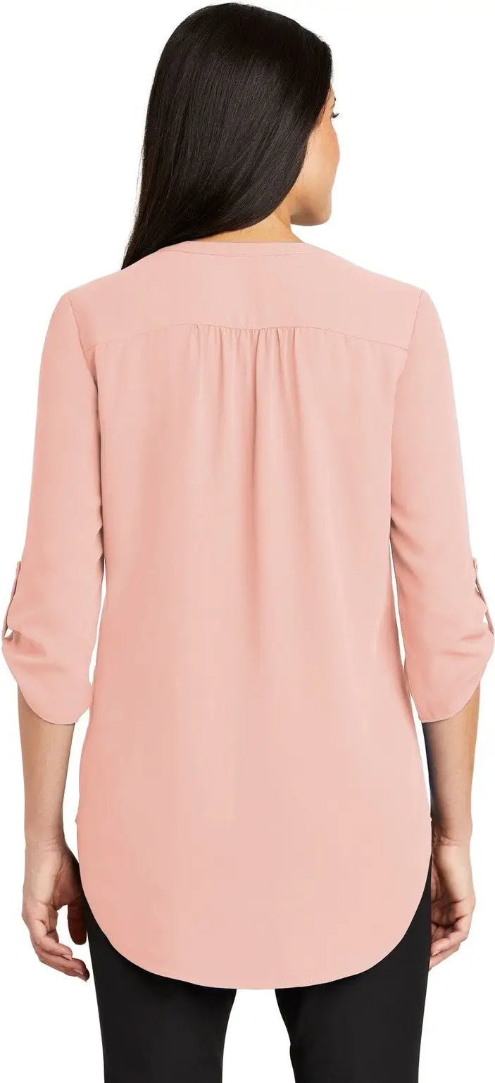 Port Authority Lw701 Women’s 3/4-sleeve Tunic Blouse - Rose Quartz