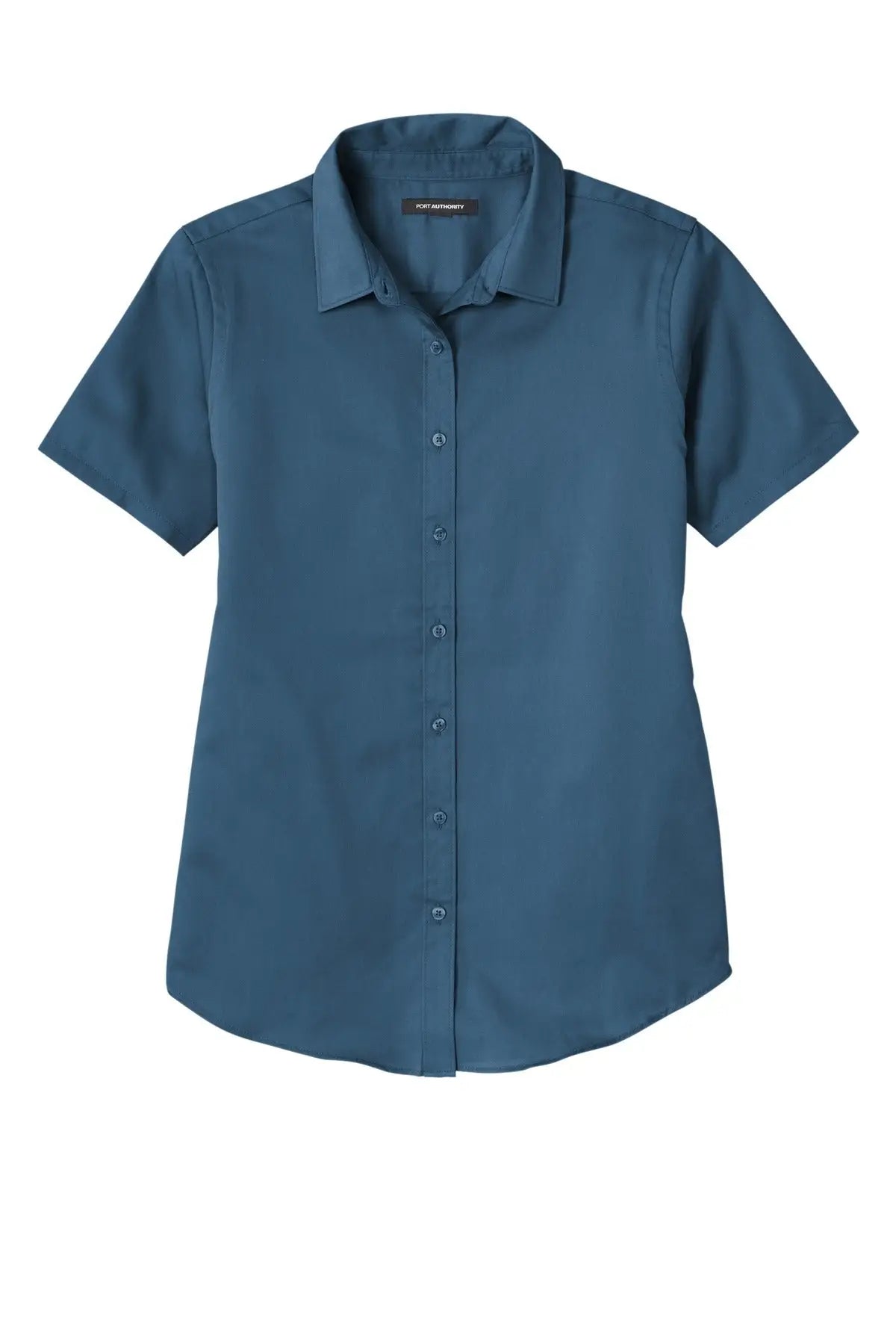 Port Authority Lw809 Women’s Short Sleeve Superpro React Twill Shirt - Regatta Blue