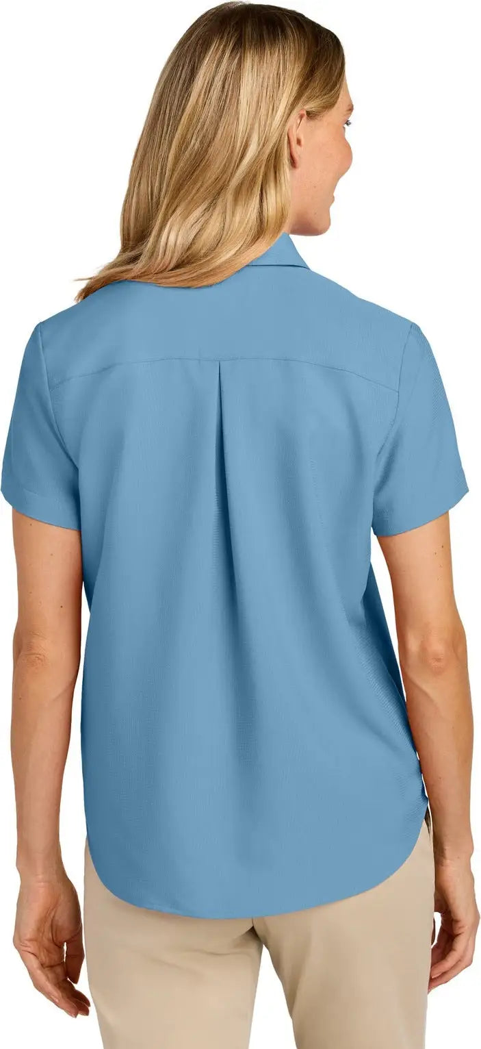 Port Authority Lw963 Women’s Short Sleeve Uv Dockside Shirt - Carolina Blue