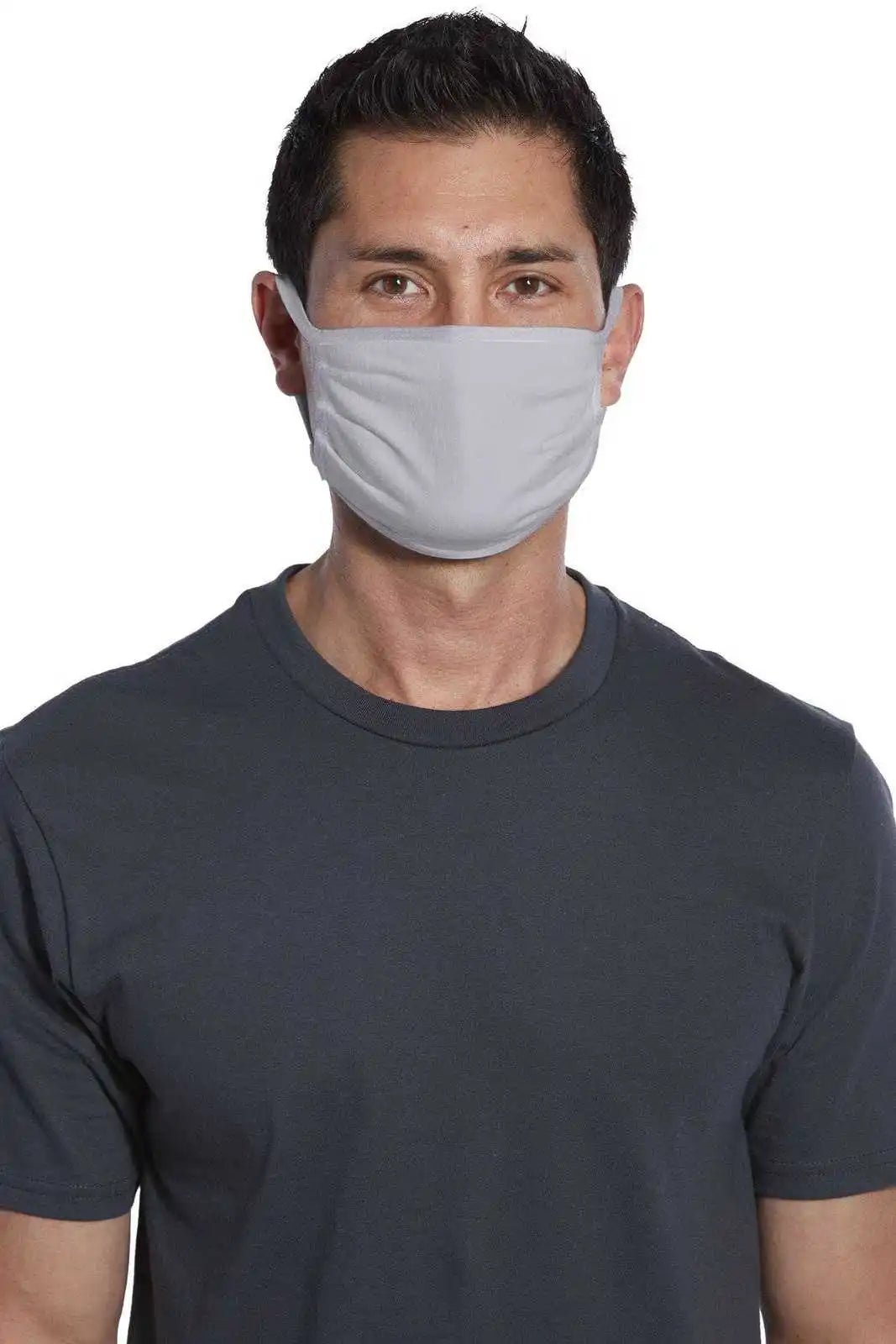 Port Authority Pamask05 Cotton Knit Face Mask (5 Pack) - Silver - Light Gray / Osfm