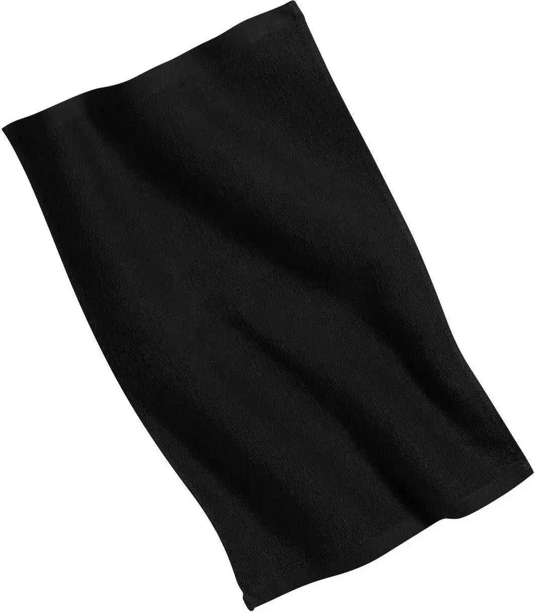 Port Authority Pt38 Rally Towel Black / one Size Fits Most