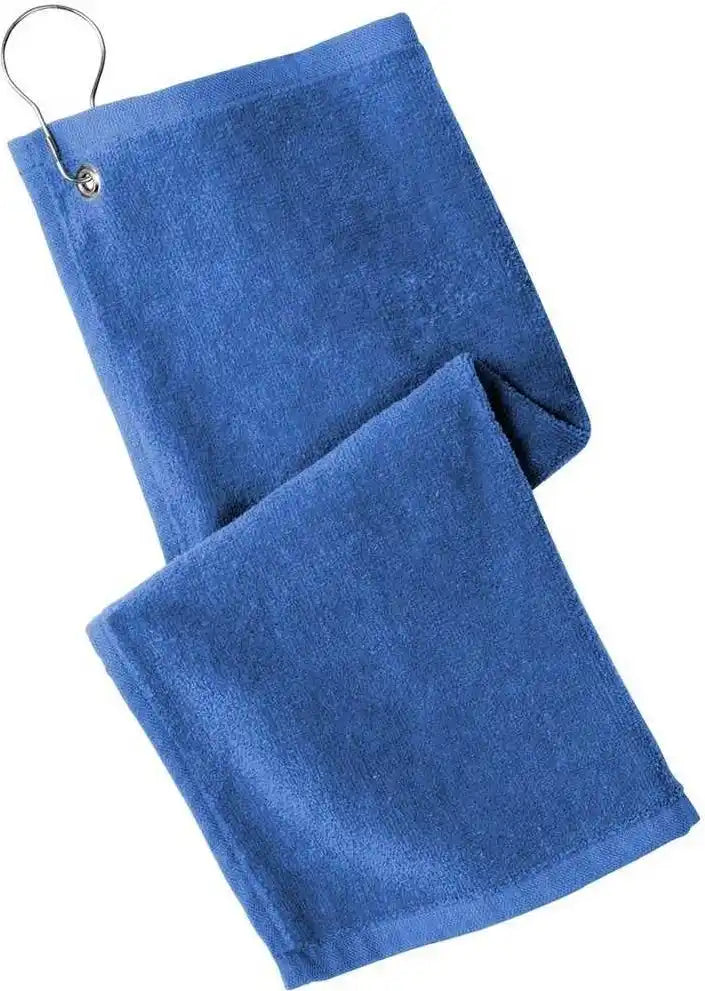 Port Authority Pt400 Grommeted Hemmed Towel - Royal - one Size Fits Most