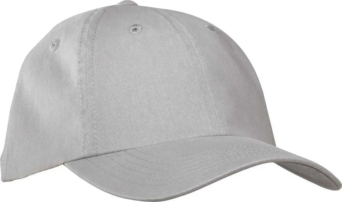 Port Authority Pwu Garment-washed Cap - Chrome - Dark Gray / 7 1/4’’ - 5/8’’