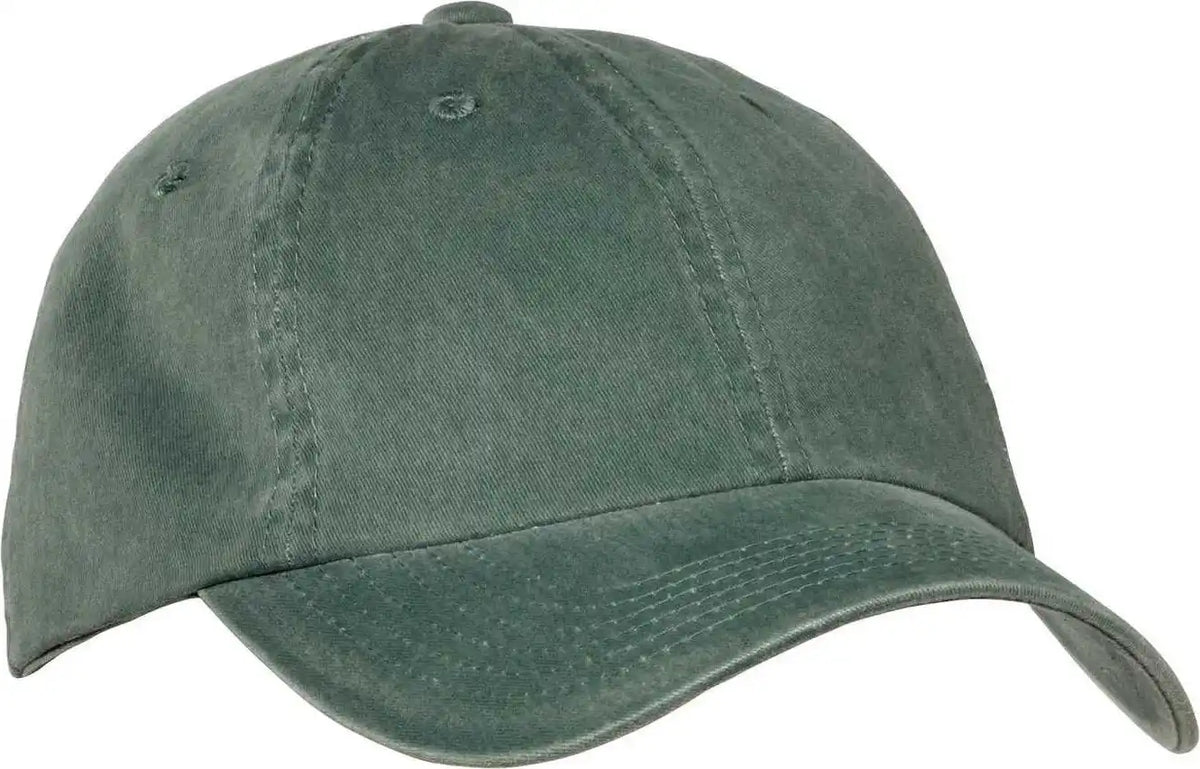 Port Authority Pwu Garment-washed Cap - Green - 7 1/4’’ - 5/8’’